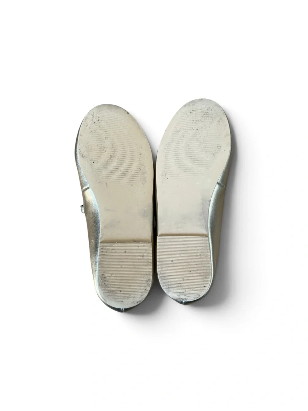 Janie and Jack Metallic Gold Mary Jane Flats with Bow